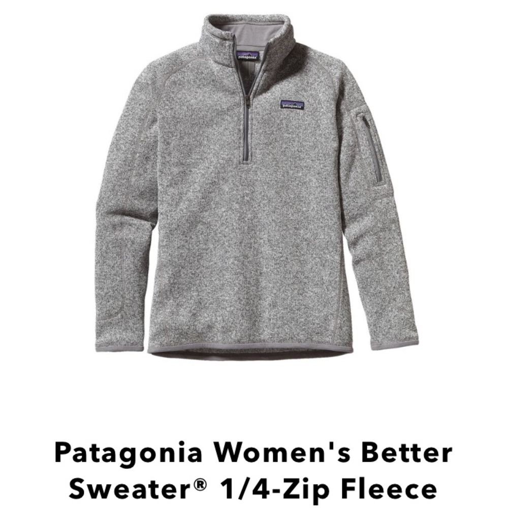 Patagonia women’s better sweater 1/4 zip fleece XL
